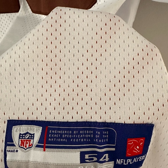 Reebok Men’s Cleveland Browns white Brady Quinn size 54 jersey - Picture 4 of 5